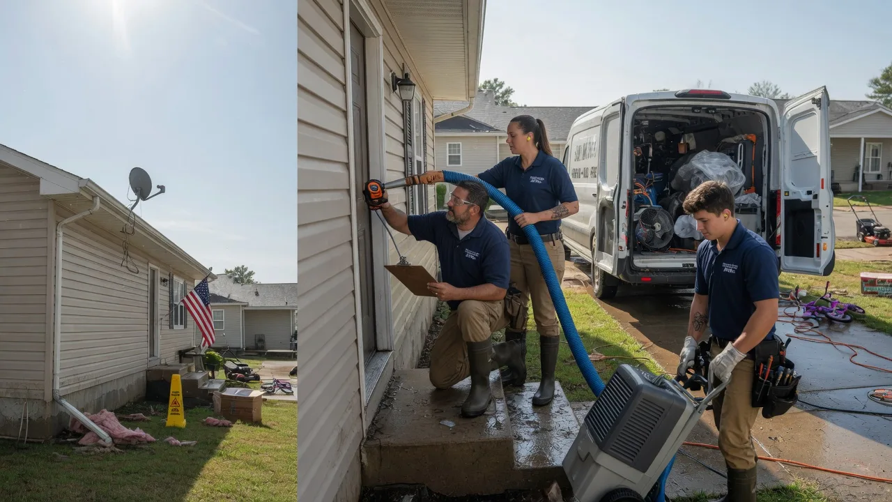 Ceiling Water Damage Restoration in Hyndman, PA near me